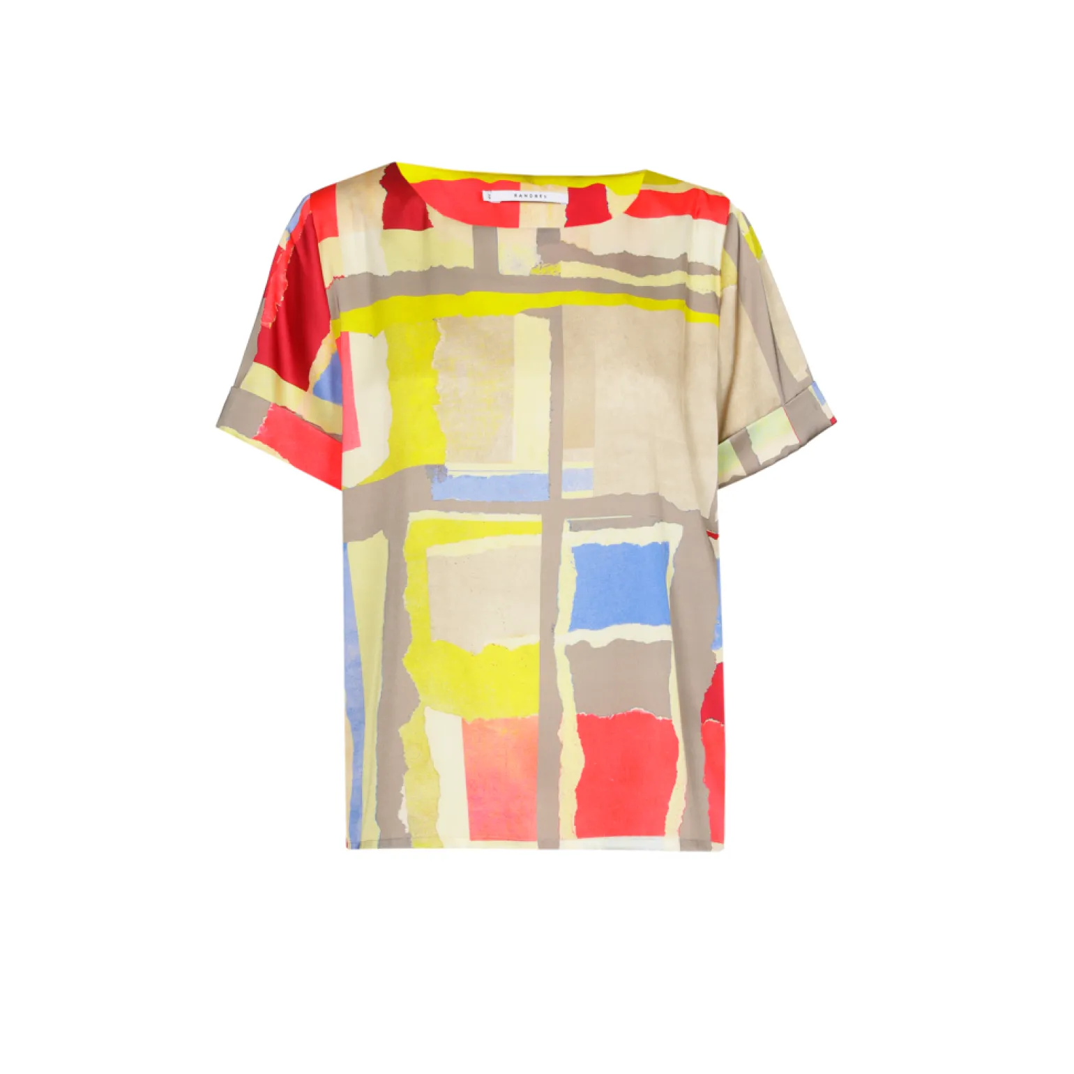 T-Shirt mit farbenfrohem Muster