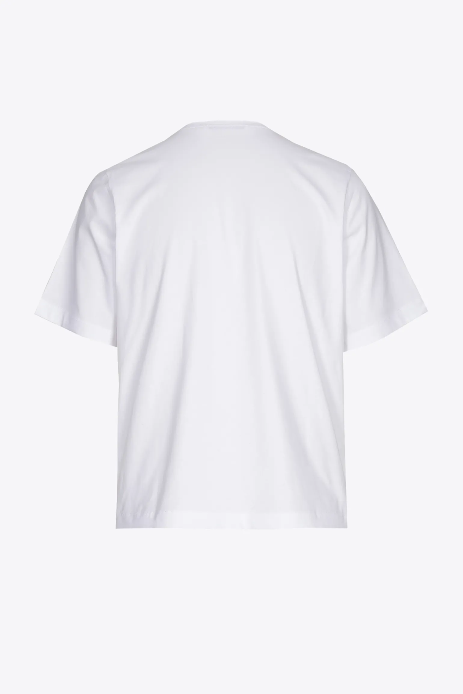 T-Shirt mit silbernem Detail