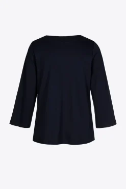 T-Shirt mit U-Boot-Ausschnitt