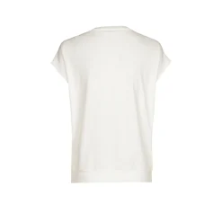 T-Shirt mit V-Ausschnitt aus Jerseystoff