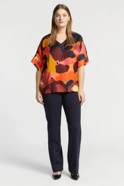 Weiche Hose mit geradem Bein