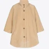 Weicher Poncho aus Teddystoff